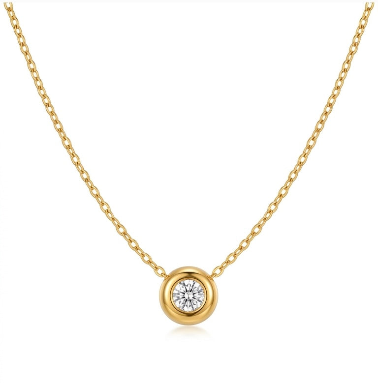 Ensemble Diamond plaqué or