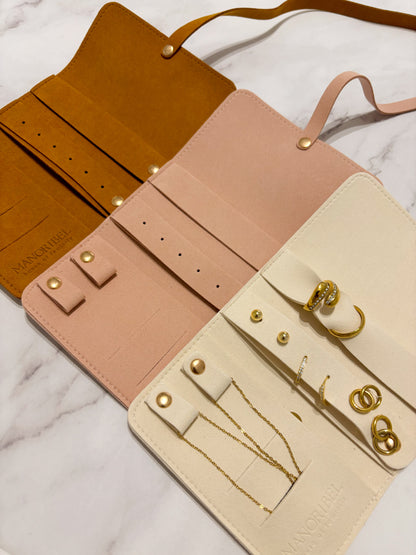 Étui à bijoux premium effet velours