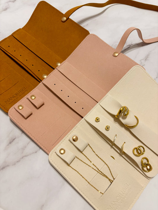 Étui à bijoux premium effet velours