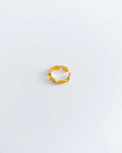 Ujasiri - manchette à oreille plaquée or 18 carats