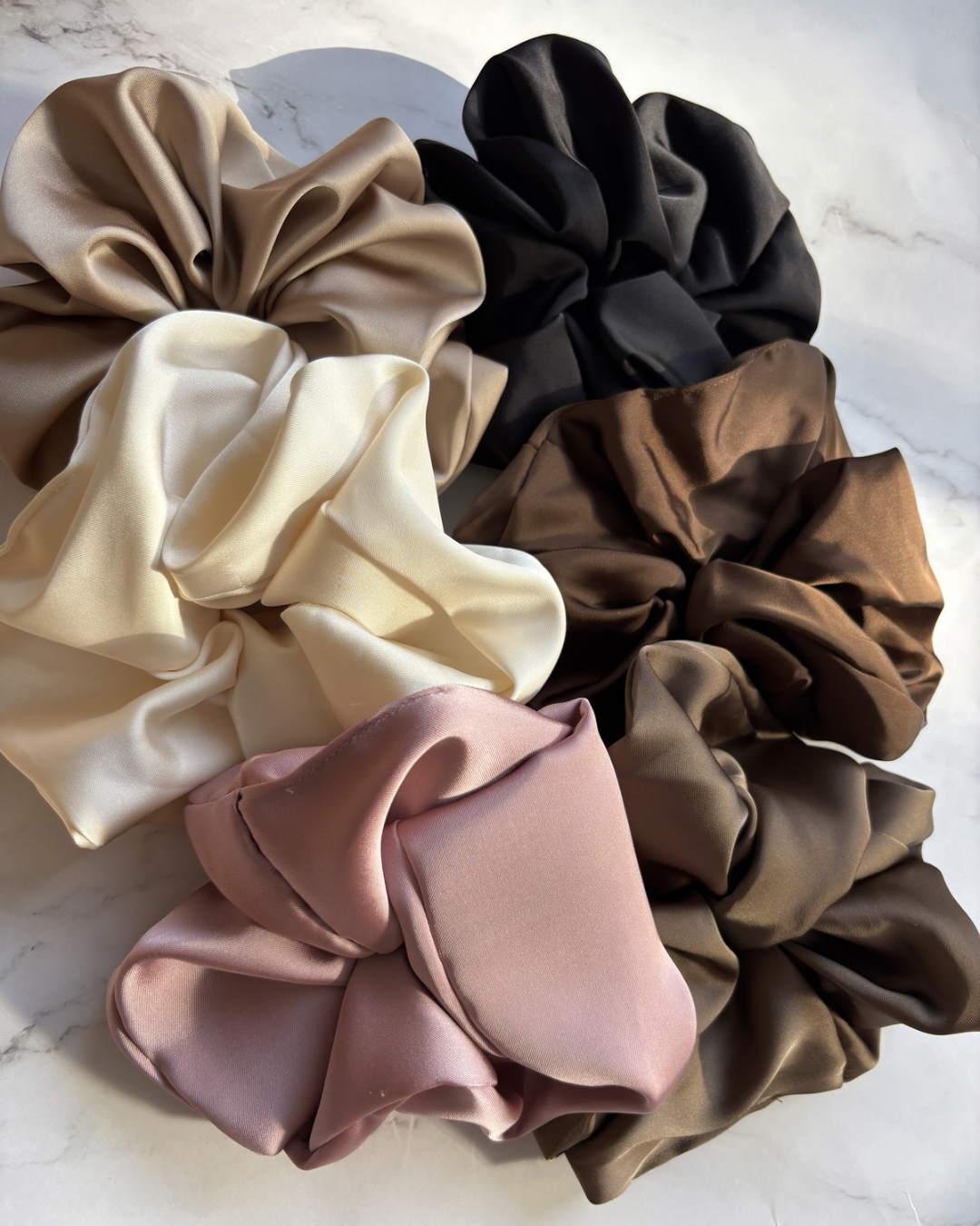 Chouchou extra large en satin