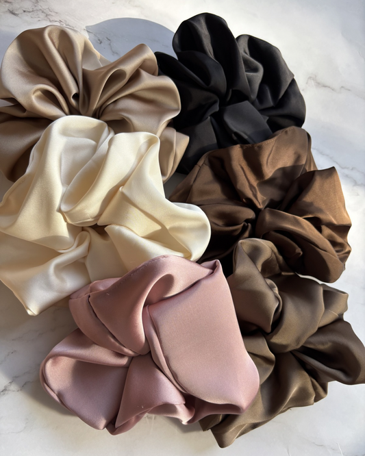 Chouchou extra large en satin