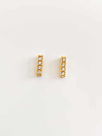 Omari - boucle en diamant plaquée or