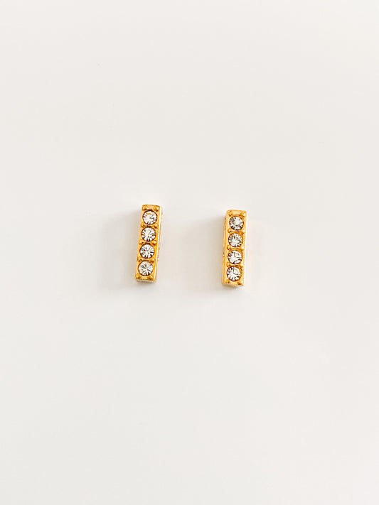 Omari - boucle en diamant plaquée or