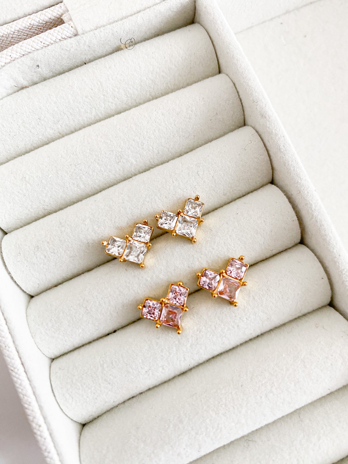 Ayize - Boucle en cœur plaqué or 18 carats