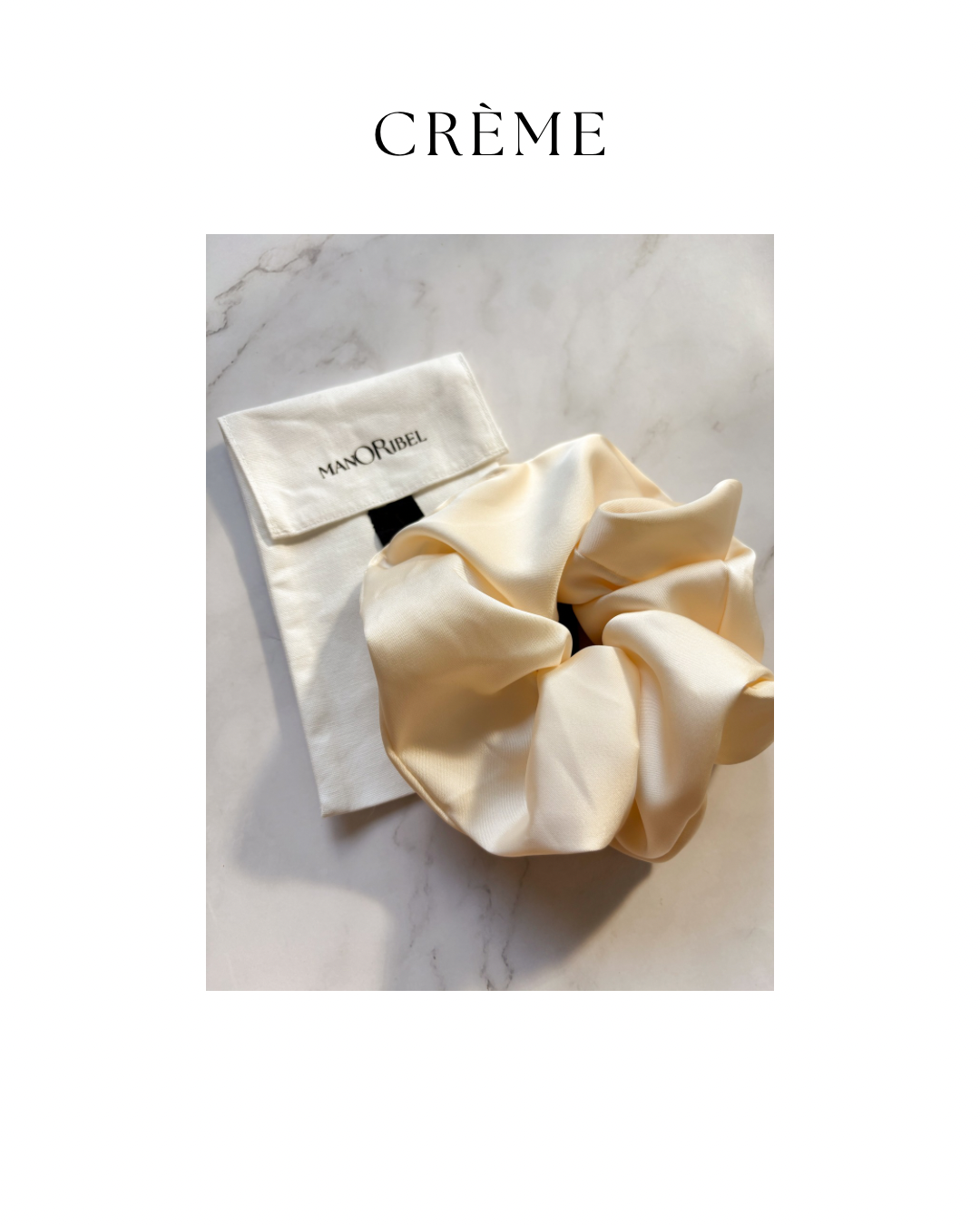 Chouchou extra large en satin