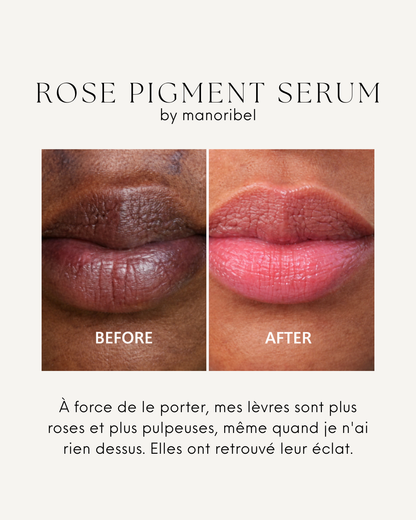 rose pigment serum - baume à lèvre