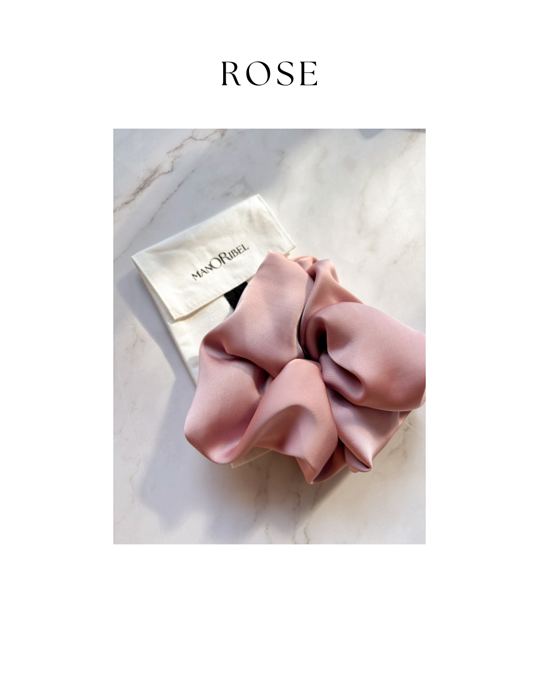 Chouchou extra large en satin