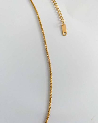 Lumia - Chaine de rein fine brillante plaquée or