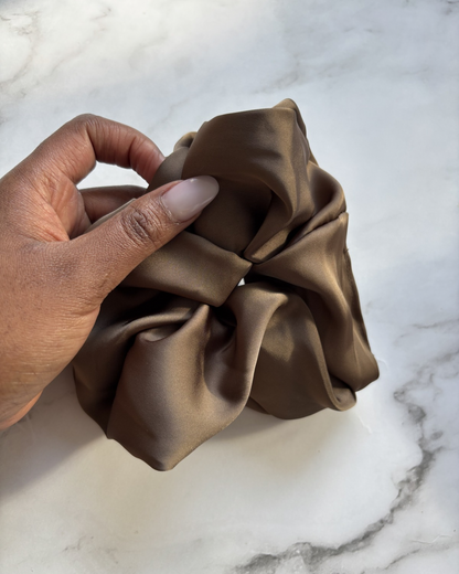 Chouchou extra large en satin