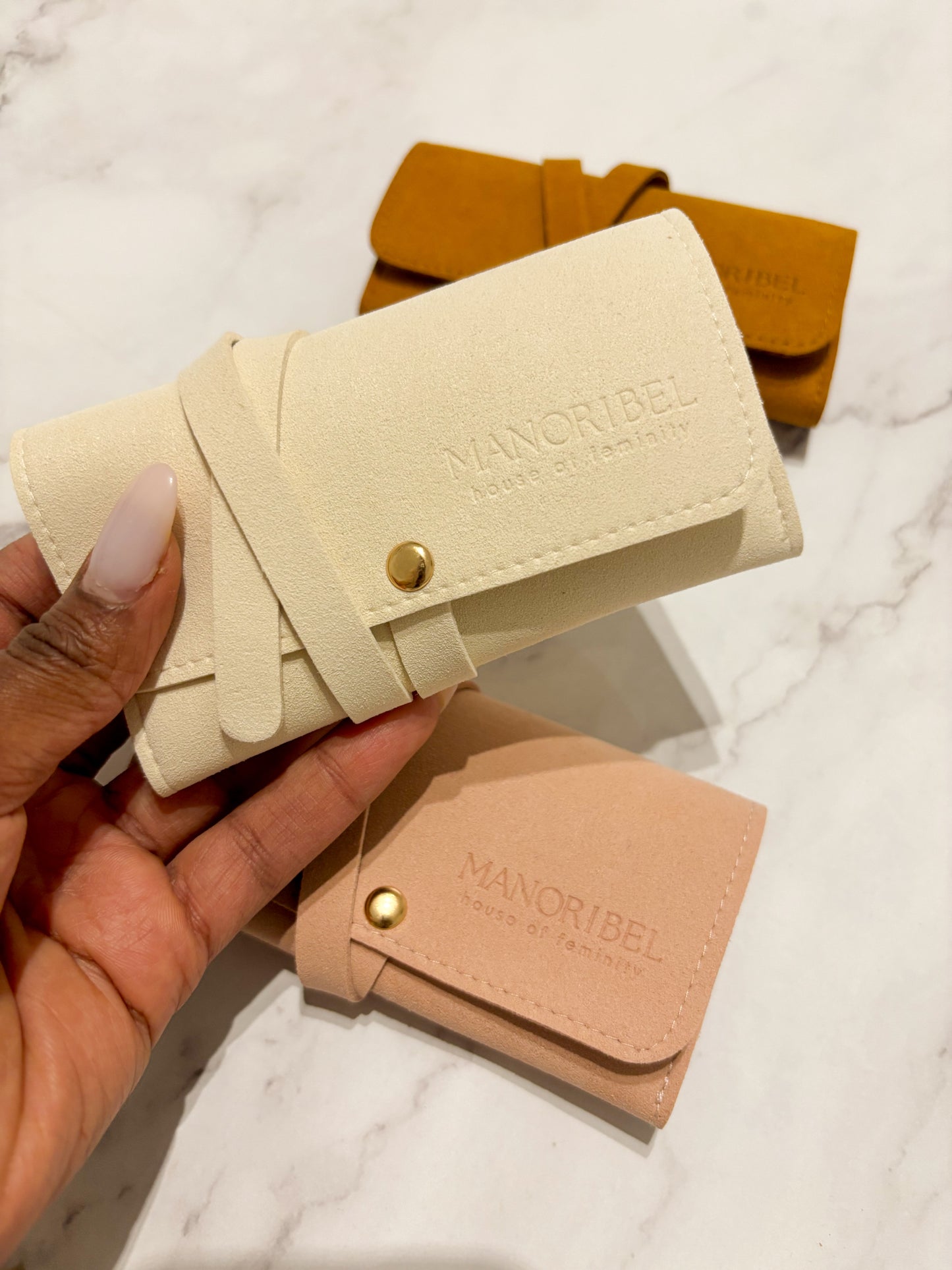 Étui à bijoux premium effet velours