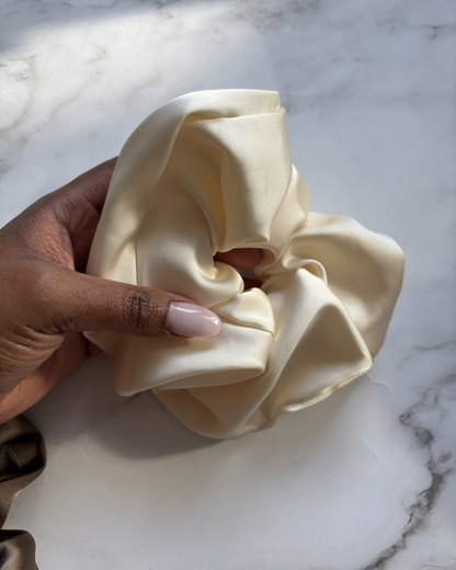 Chouchou extra large en satin