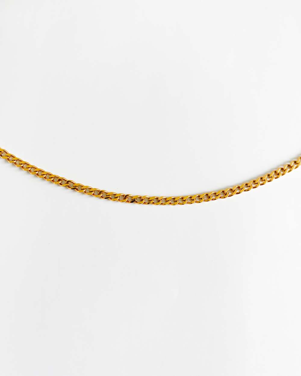 Chevillière mini chaines plaquée or