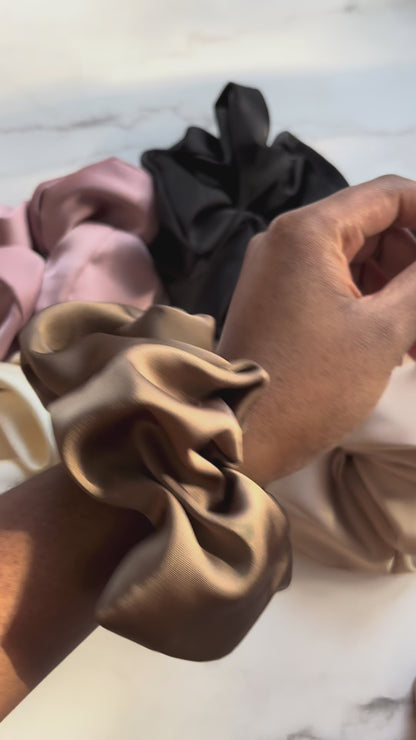 Chouchou extra large en satin