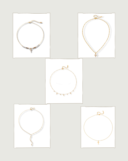 Le coffret colliers divine - tous les colliers de la collection