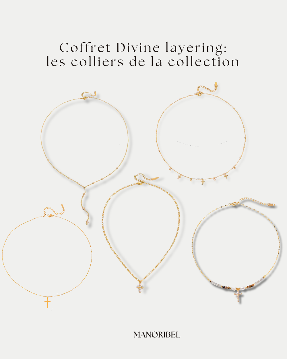Le coffret colliers divine - tous les colliers de la collection