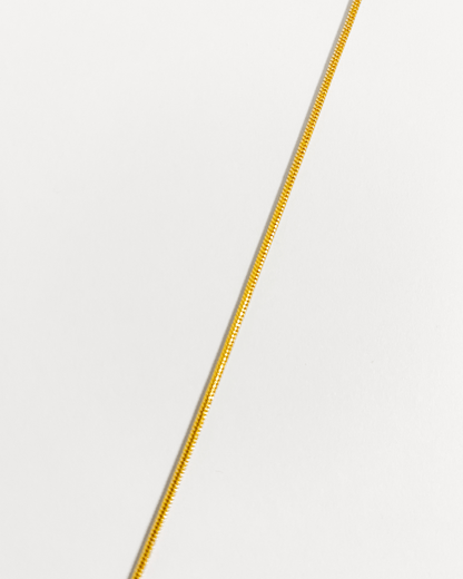 Bracelet fin lisse plaqué or