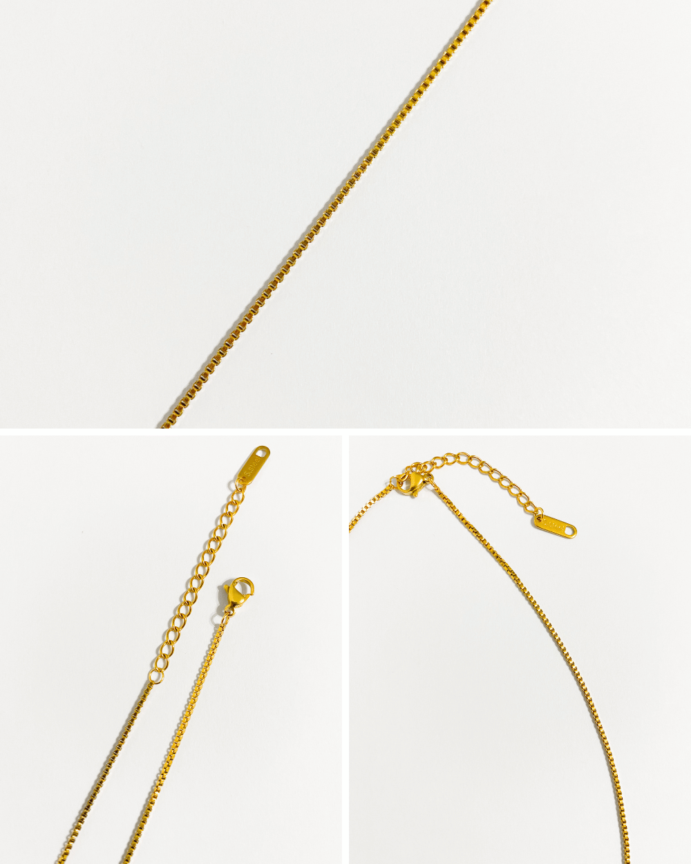 Collier minimaliste fin plaqué or