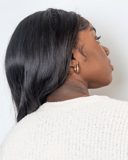 créole moyenne épaisse lisse  plaquée or