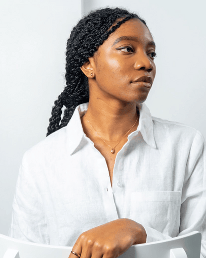 Pointe goutte d´eau plaquée or