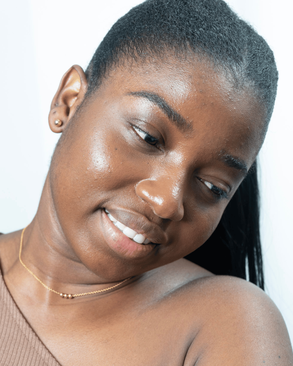 Pointe ronde grosse plaquée or