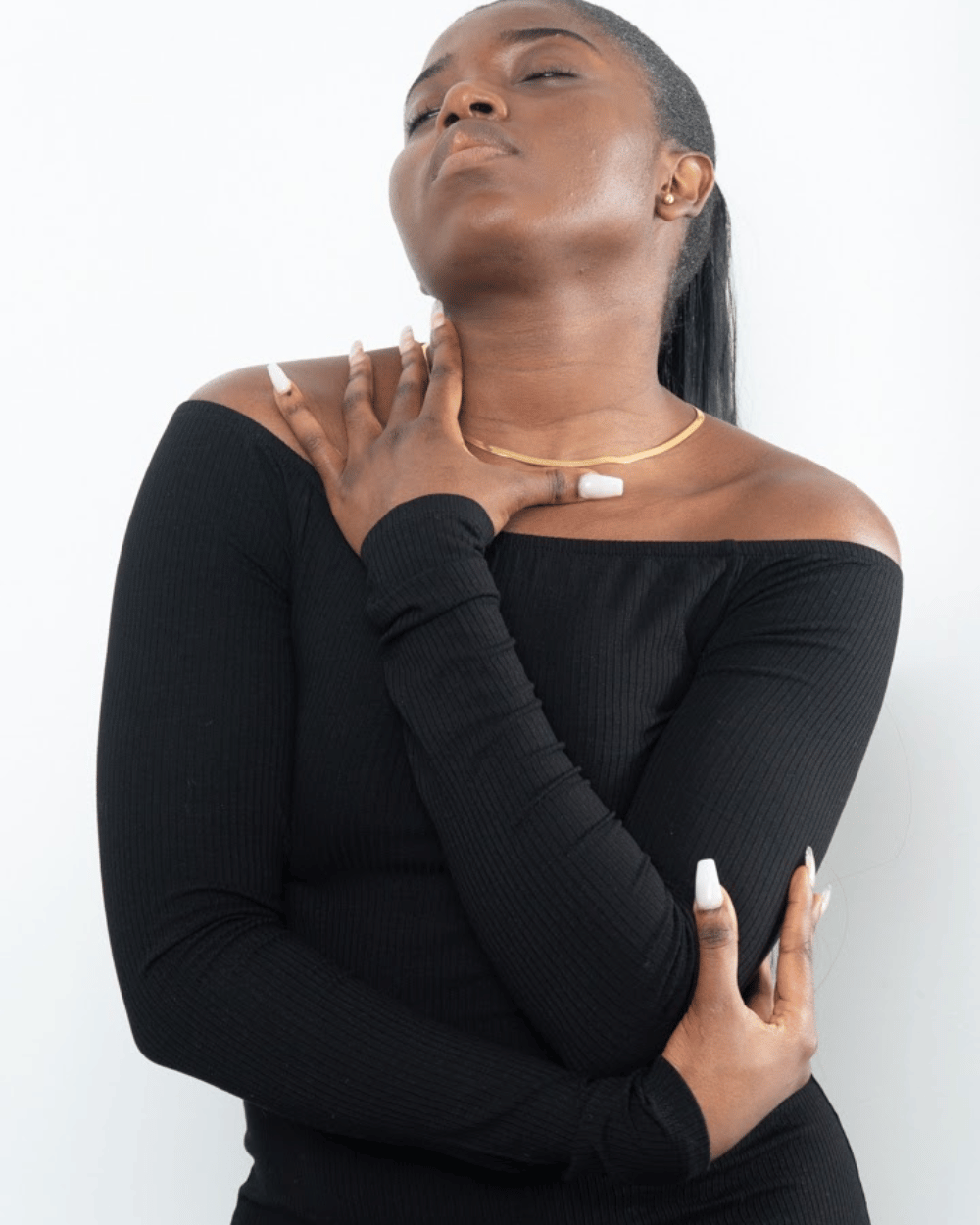 collier serpentin plaqué or