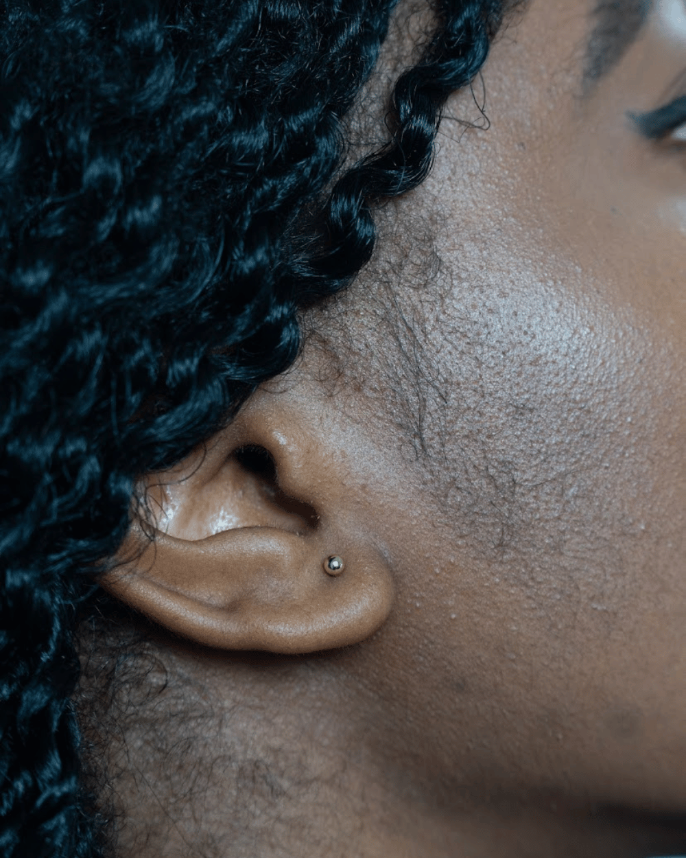 Pointe ronde mini plaquée or