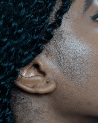 Pointe ronde mini plaquée or