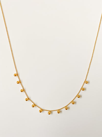 Collier multi pendentif plaqué or