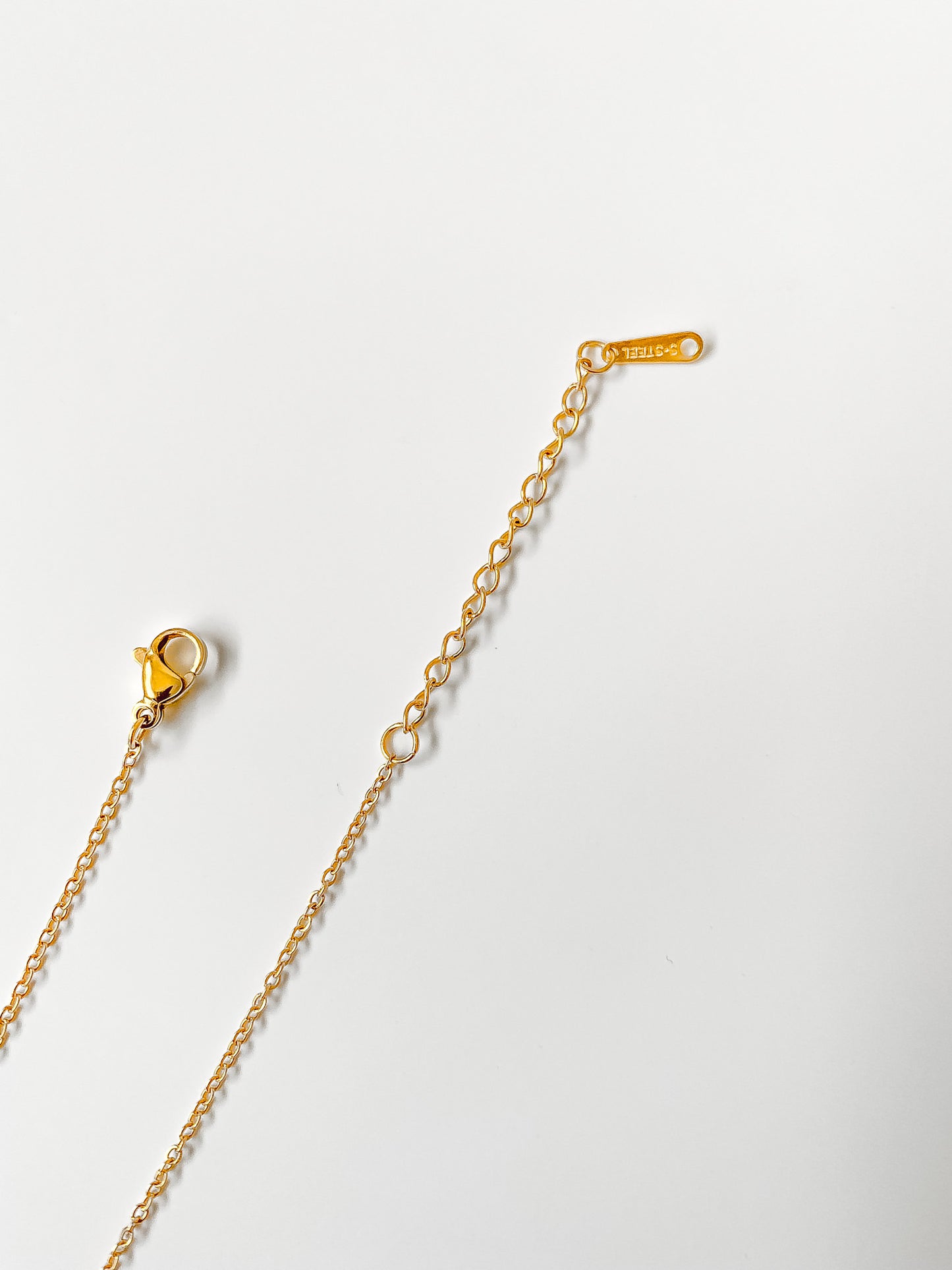 Collier diamant unique plaqué or